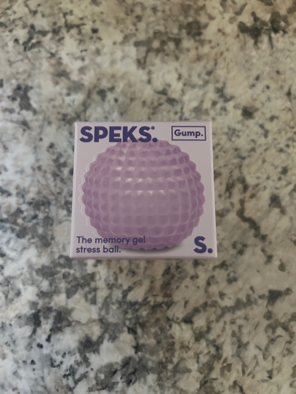 Speks Gump Memory Gel Stress Ball Mist Scale Purple Fidget Squishy Toy